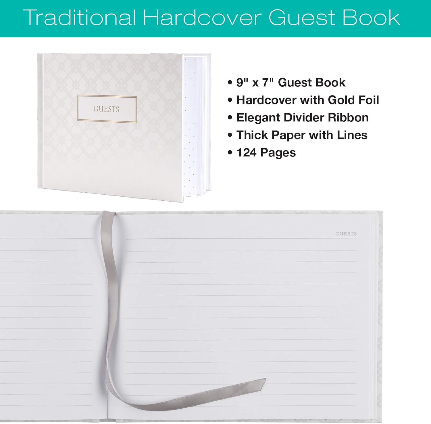 Excello Global Products Wedding Guest Drop Top Frame Wedding Guest Book Alternative with 140 Blank Wooden Hearts, a Traditional Guest Book, Picture Frame. Hinged for easy tabletop display (Rustic Brown Wood)