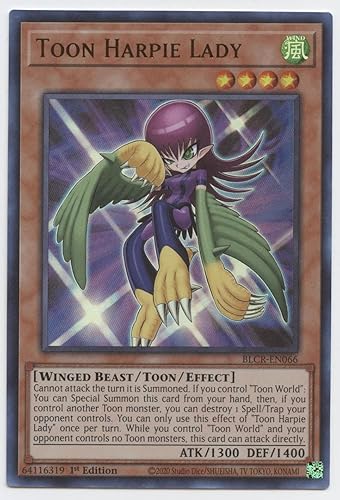 Toon Harpie Lady - BLCR-EN066 - Ultra Rare - 1 edición