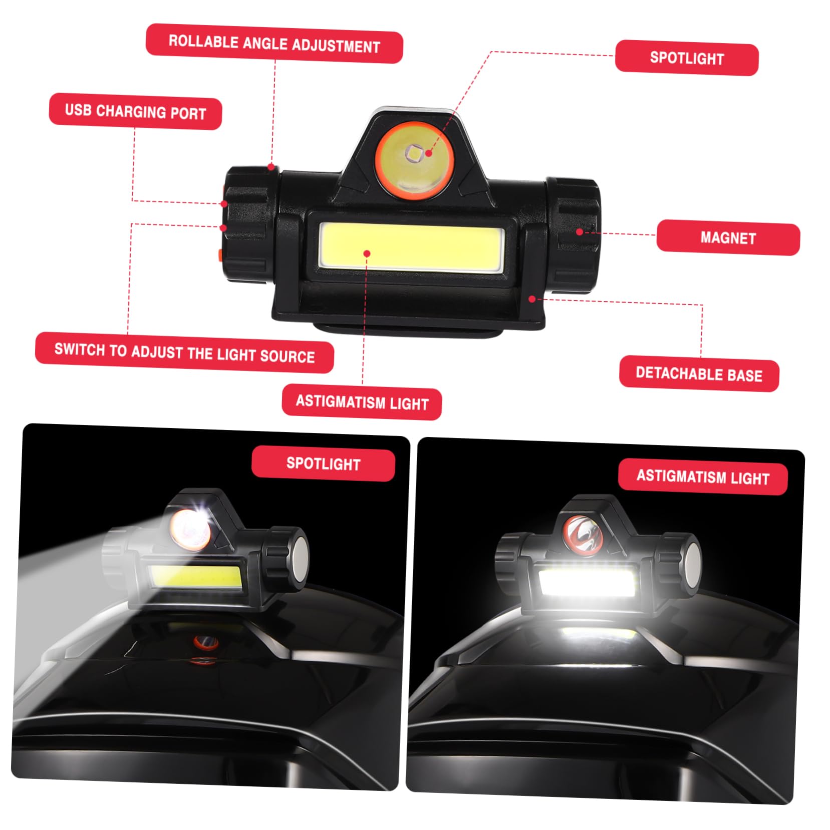 MAGICLULU Maschera per Saldatura Autoscurante Leggera in Pp Grande Schermo Visivo e Regolazione a Vite, Adatta per Varie Saldature Interne ed Esterne e Taglio