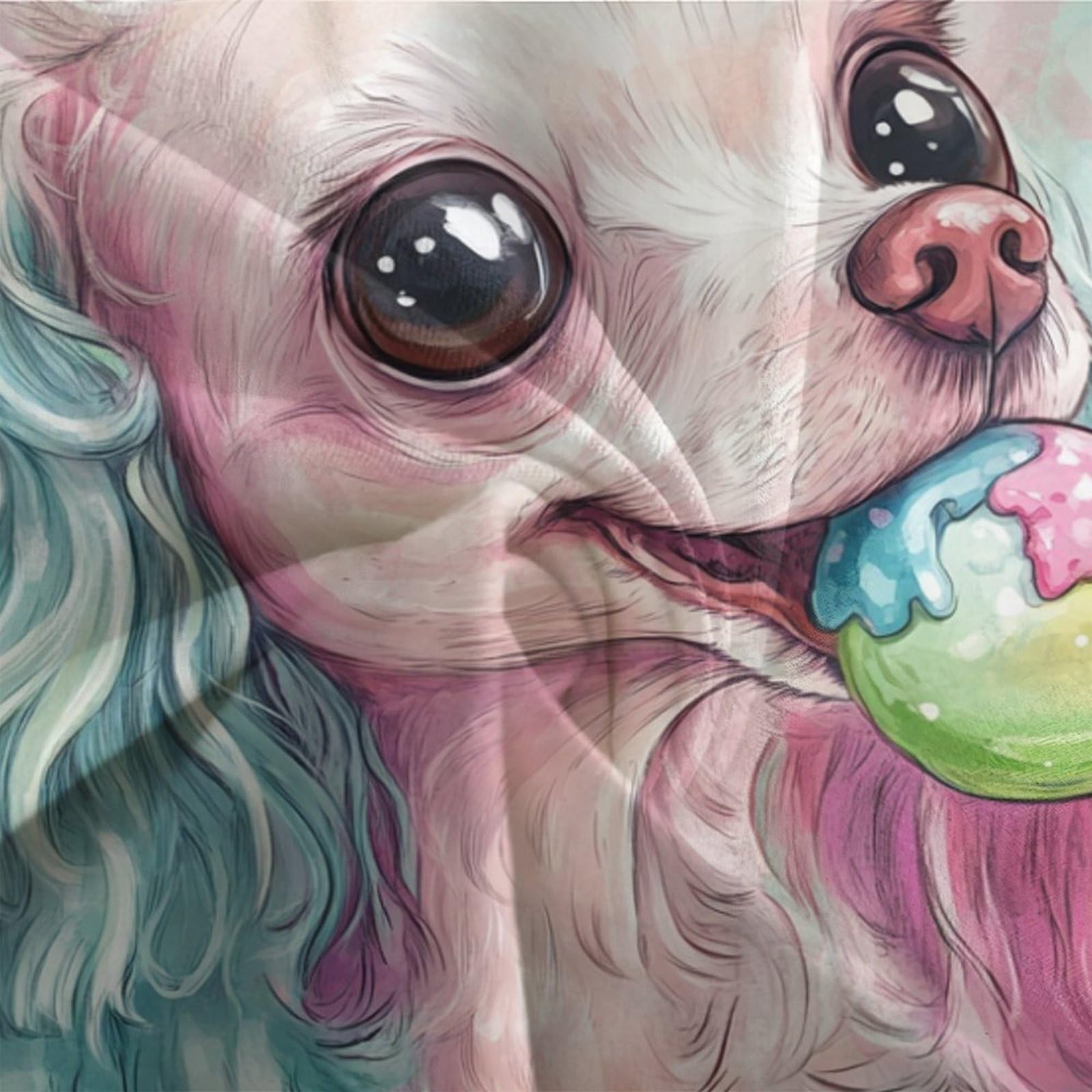 Chinese Crested zestaw poszewek na kołdrę: Premium welurowa mikrofibra, przytulna pościel dla chłopców i dziewczynek, śliczna pościel do pokoju młodzieżowego King (220 x 240 cm)