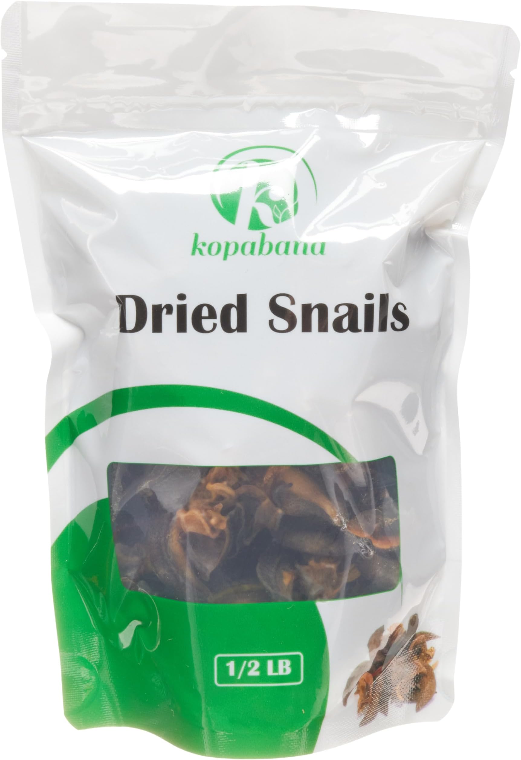 Kopabana Dried African snails| For Stewing or grilling| Various sizes| 114g / 4oz