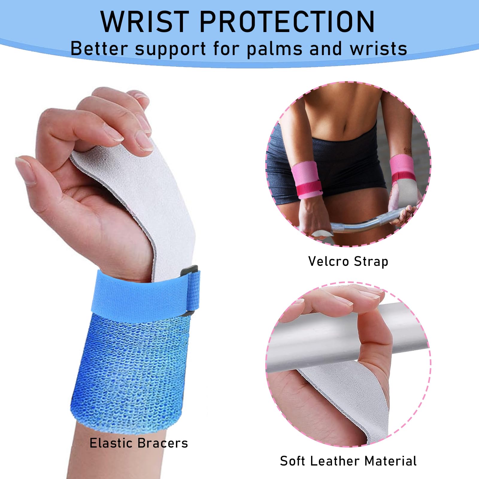 Kinderen Gymnastiek Grips Polsbandjes Set Polssteun Grip Handschoenen Trainingshandschoenen En Wrist Wraps Voor Workout Oefening Roze S Kinderen Gymnastiek Grips Polsbandjes Set Polssteun Grip Handschoenen Trainingshandschoenen En Wrist Wraps Voor Workout Oefening Roze S