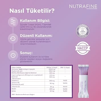 Glow Beauty Complex–Tripeptit Marine Kolajen, Resveratrol,Biotin, Hyaluronik Asit içeren Cilt & Güzellik Takviyesi