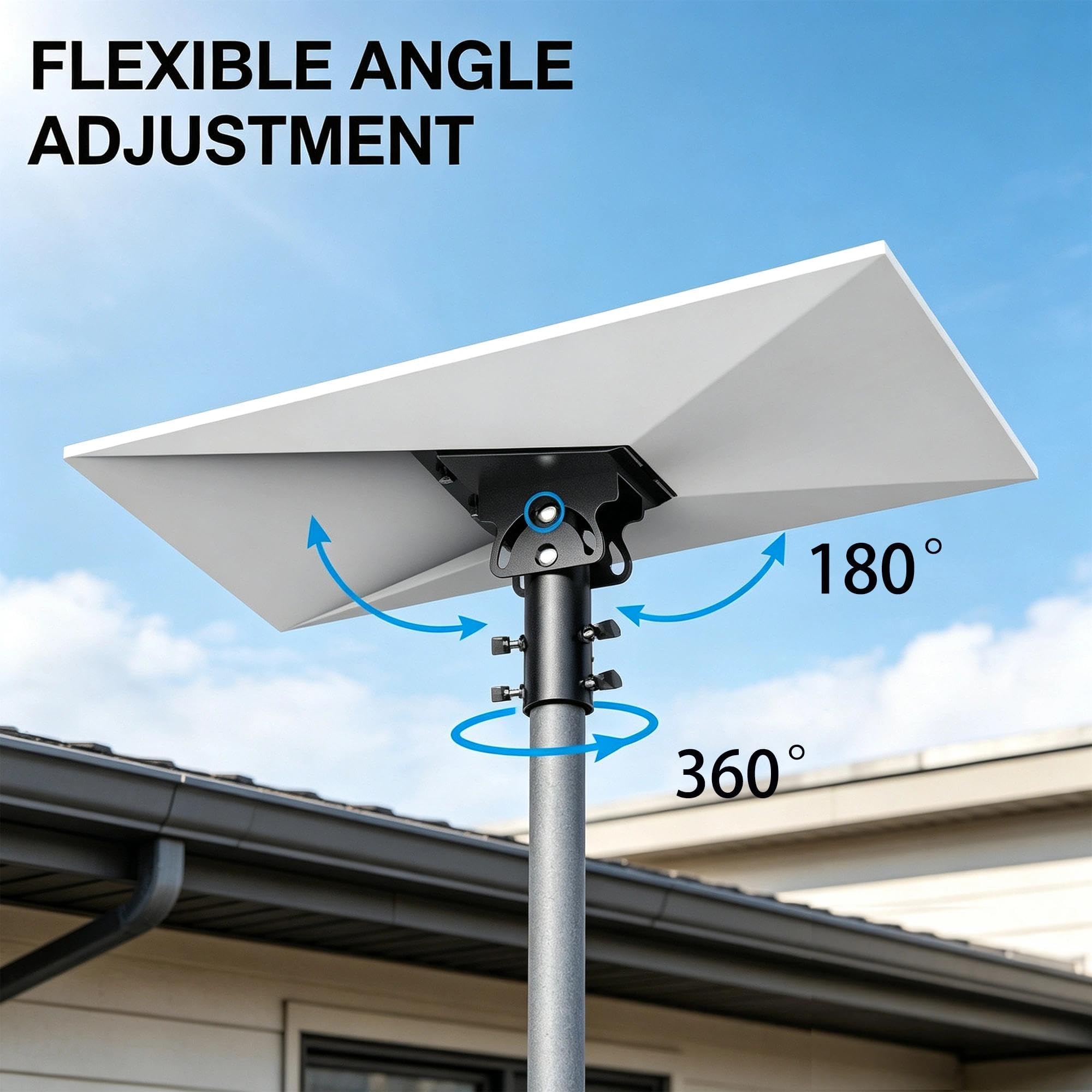Adattatore per tubo regolabile compatibile con piatto Starlink Gen 3/4/4X
