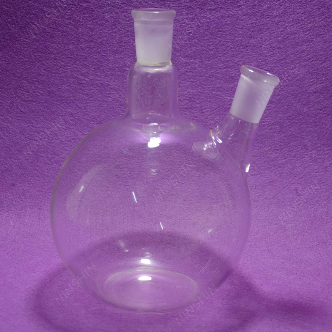 Glassware,Flat Bottom Flask,2000​ml,2 Neck,24/40​,Two Neck,lab Glassware 24/40