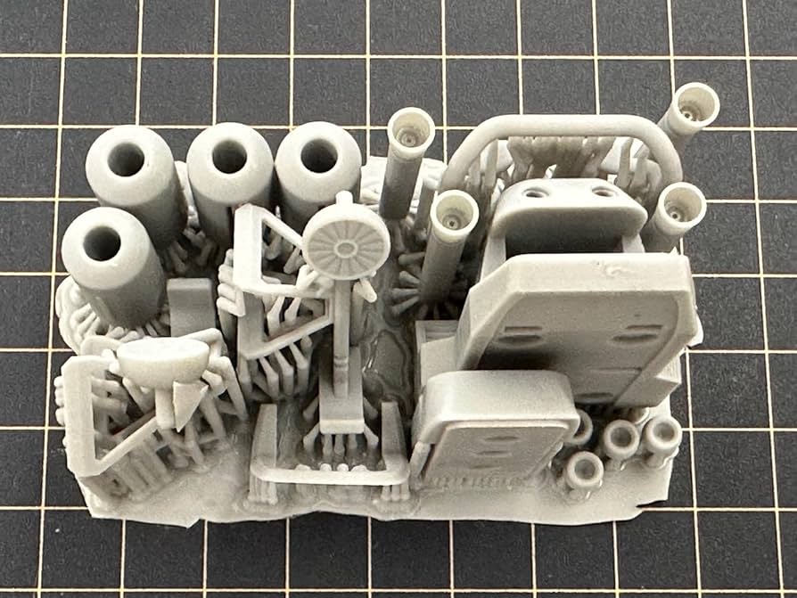 ランチ3Dスト Amazon | 1/144 スペース・ランチ 3DプリンターPLA製 [並行輸入