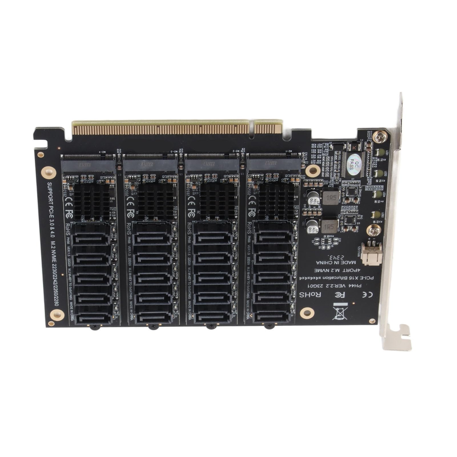 Wakects Karta Adaptera PCIE X16 do 6G, Układ JMB585