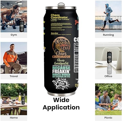 Miniatura 8 de Chaos Coordinator - Taza de vaso para compañeros de trabajo, hombres y mujeres, regalos de agradecimiento para jefe, profesor, amigos, 17 onzas