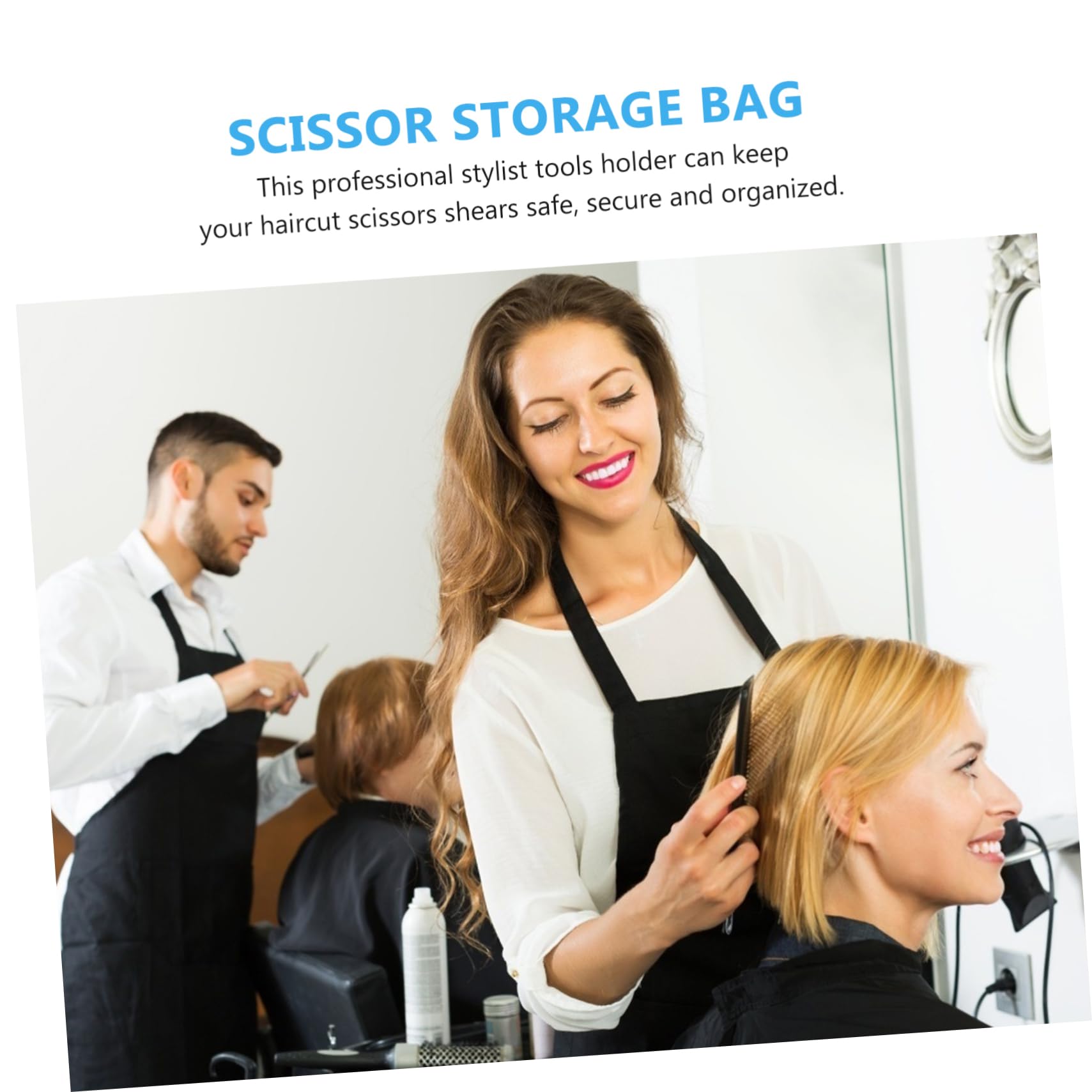 Healeved Friseurtasche aus Eva für Friseurzubehör und Haartrockner mit Tragbarem Organizer und Praktischem Design für Friseure im Schönheitssalon und Haarsalon