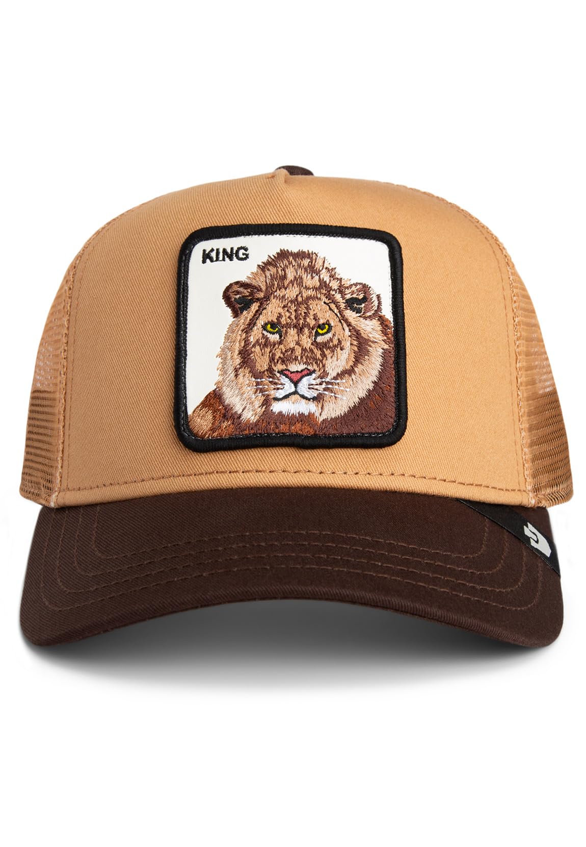 Goorin Bros. Trucker Cap King Heat Ground Brown Black, Size: One Size