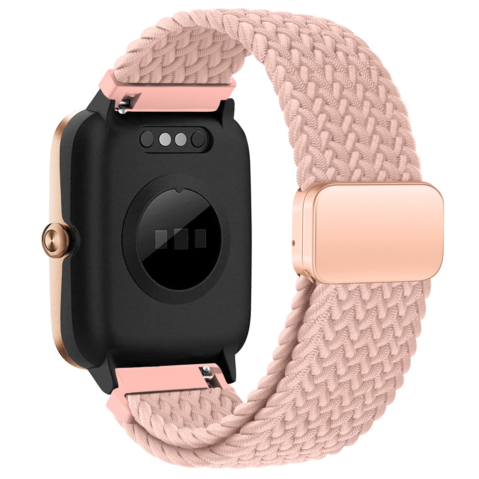 Cinturino per Amazfit Active, 20mm Sport Nylon Ricambio Elastica Cinturini per Amazfit GTS, GTS 4 Mini, GTS 4, GTS 3, GTS 2, GTS 2 Mini, GTR Mini, Amazfit Bip, Bip U, Bip U Pro, Bip 3, Bip 3 Pro