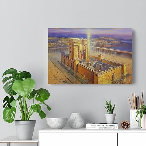 Miniatura 7 de Póster artístico del templo de Jerusalén, el templo de Salomón en el antiguo Israel, creencia del arte religioso, póster vintage para pared, lienzo,