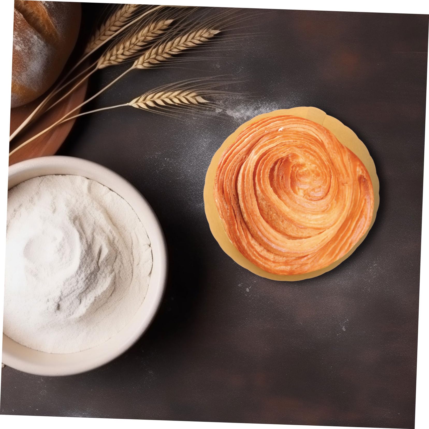 Resistenti ad Alta Temperatura 100 Pirottini di Carta Marrone per Cupcake e Forma Pratica Design Creativo per Feste e Pasticceria