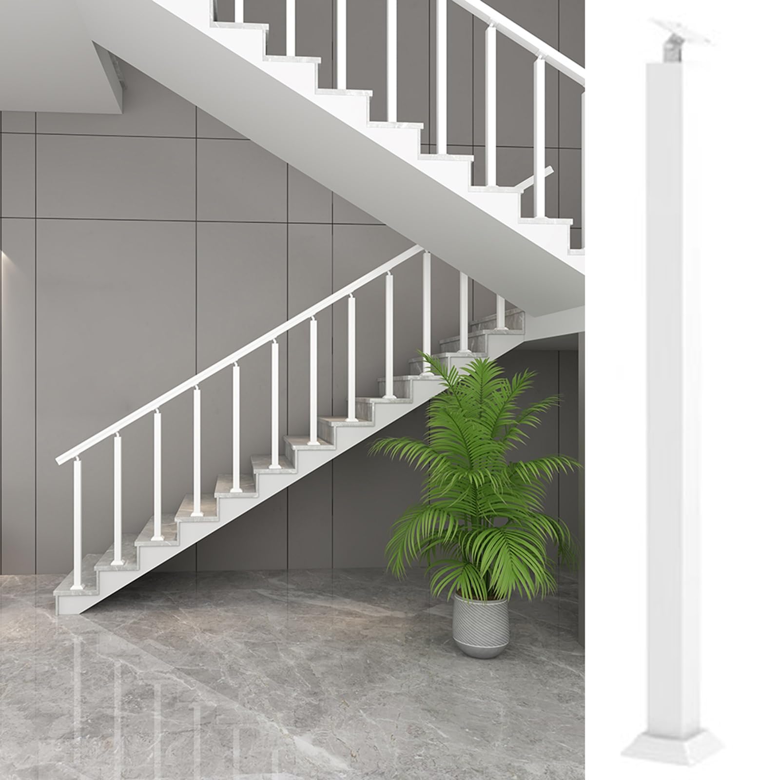 Mains courantes d'escalier stables contre le risque de chute sur terrasse