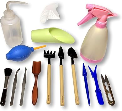 A303 Succulent Plants, Mini Gardening Tool Set, Gardening Supplies, Interior, Soil, Seedlings, Fertilizer, Pot, Indoor, Terrarium, Haorchia, Cactus, House Plants, Shovel, Scoop, T-Shape,