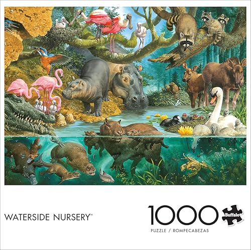Miniatura 2 de Buffalo Games - John Francis - Waterside Nursery - Rompecabezas de 1000 piezas para adultos, rompecabezas desafiante perfecto para noches de juego -