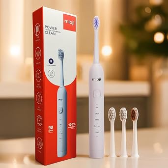 Mioji Oral B1  arj Edilebilir Di  F r as  Beyaz + 3 Yedek Ba l k