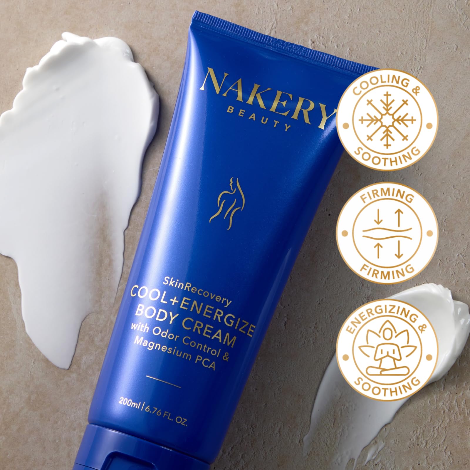 Nakery SkinRecovery Cool + Energize Cooling Magnesium Body Cream