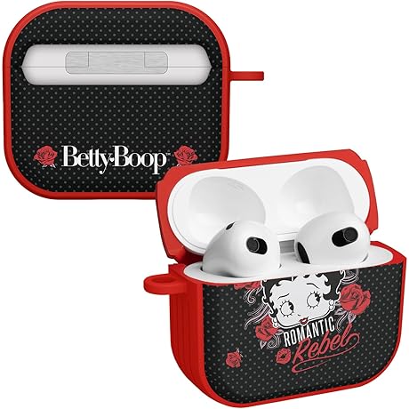 AFFINITY BANDS Betty Boop Romantic Rebel HDX Case Cover Compatible with Apple AirPods Gen 3