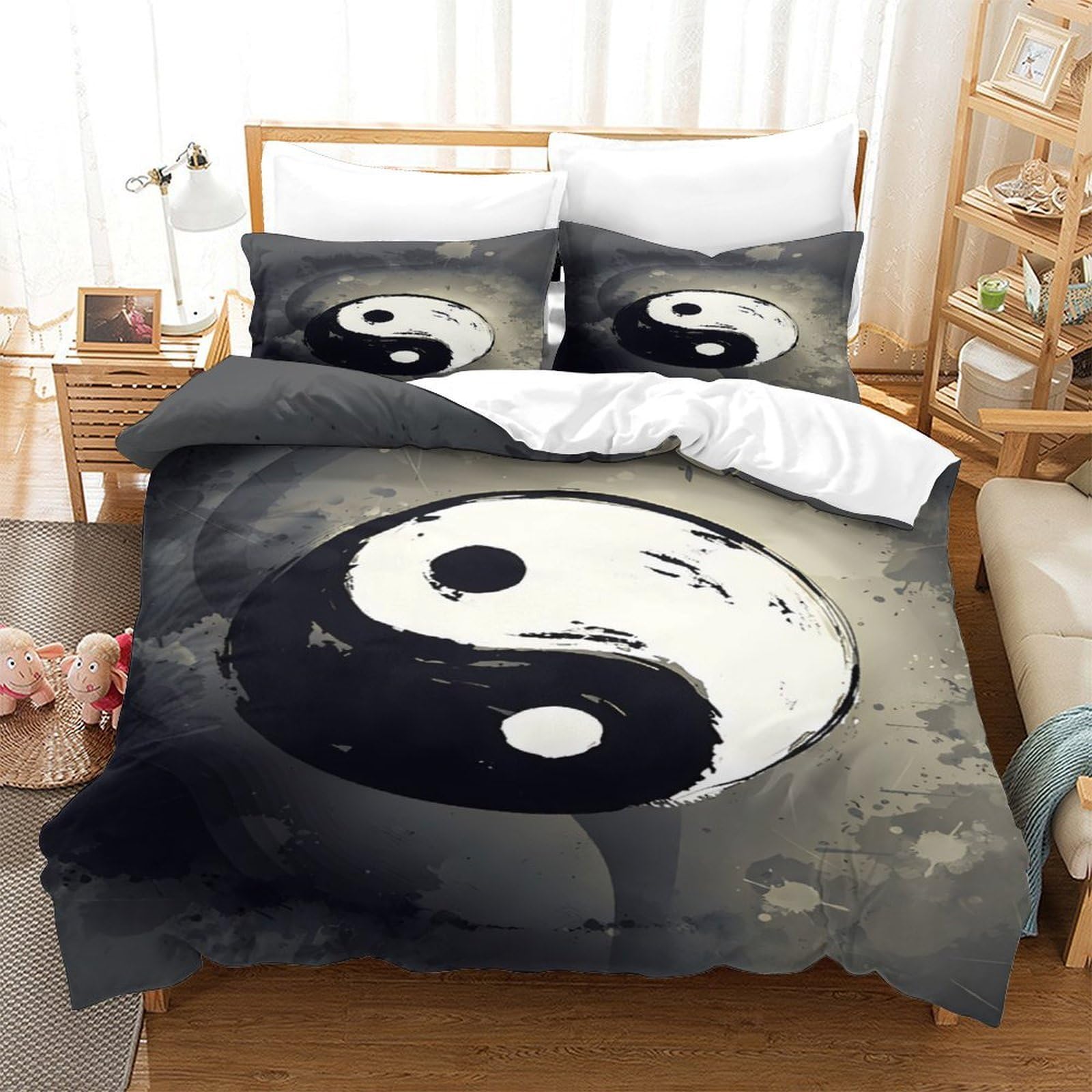 Controller Xbox Set Di Copripiumino Set di Biancheria da Letto morbida stampa 3D incluso federe Accessorio da gioco dal design elegante copripiumino for bambini e ragazze King（220x240cm）