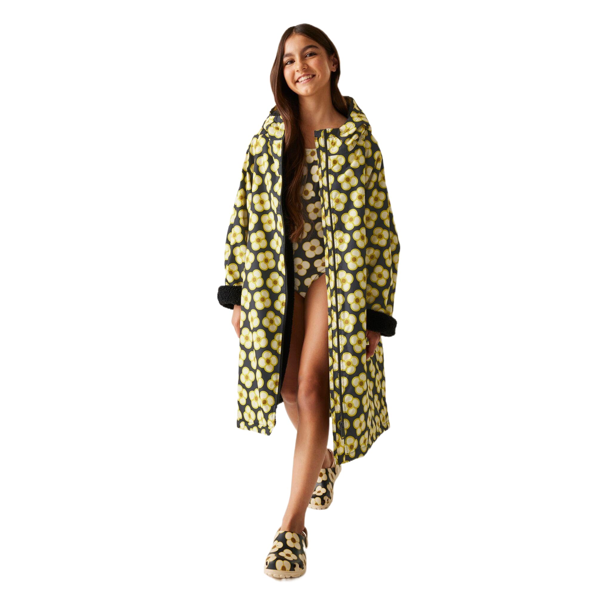 Regatta Orla Kiely Girls Changing Robe Waterproof