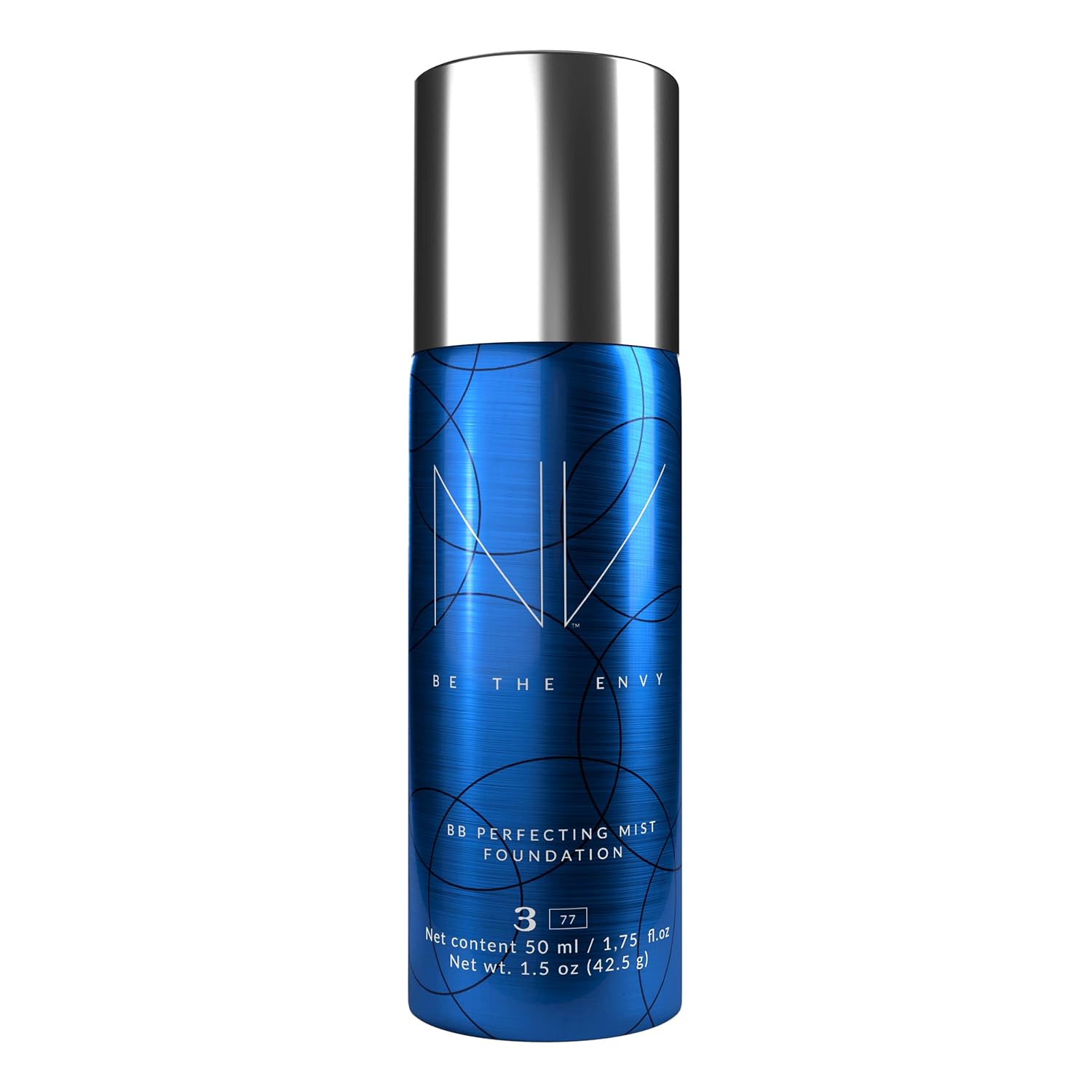 NV BB Perfecting Mist Foundation Buildable Coverage Professional Airbrush Makeup with Plant-based Stem Cell Polypeptides, Vitamins A, D, E and Aloe, 1.5 ounces, Warm Ivory…
