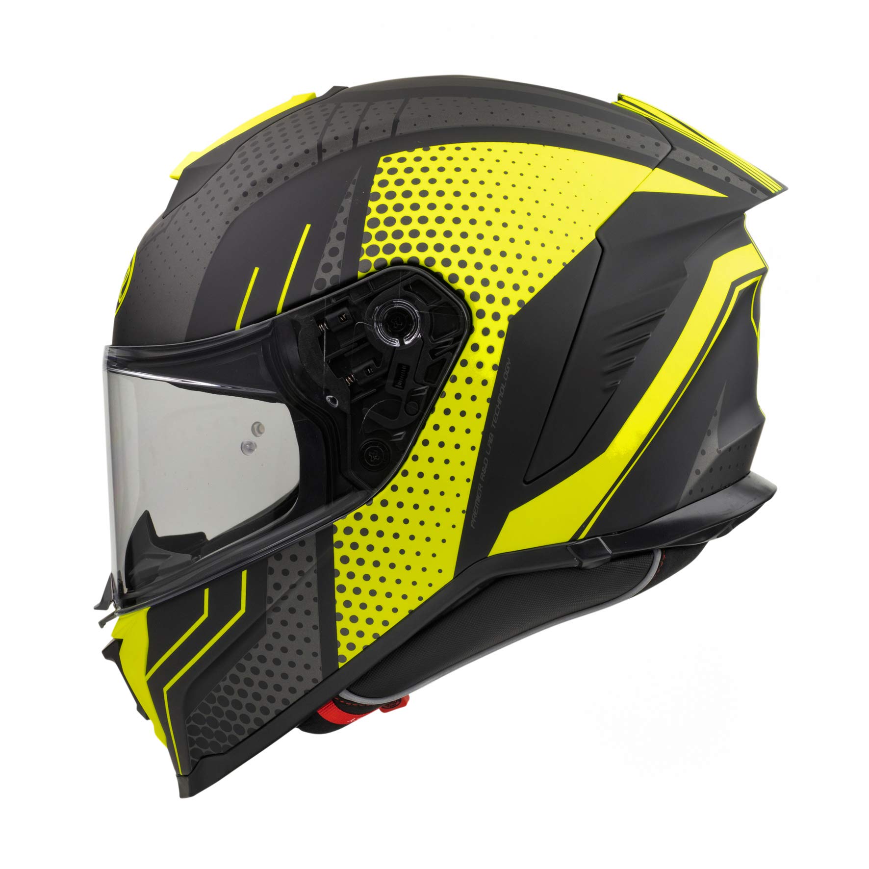 Premier Kask HYPER BP Y 9 BM, szary/żółty, L