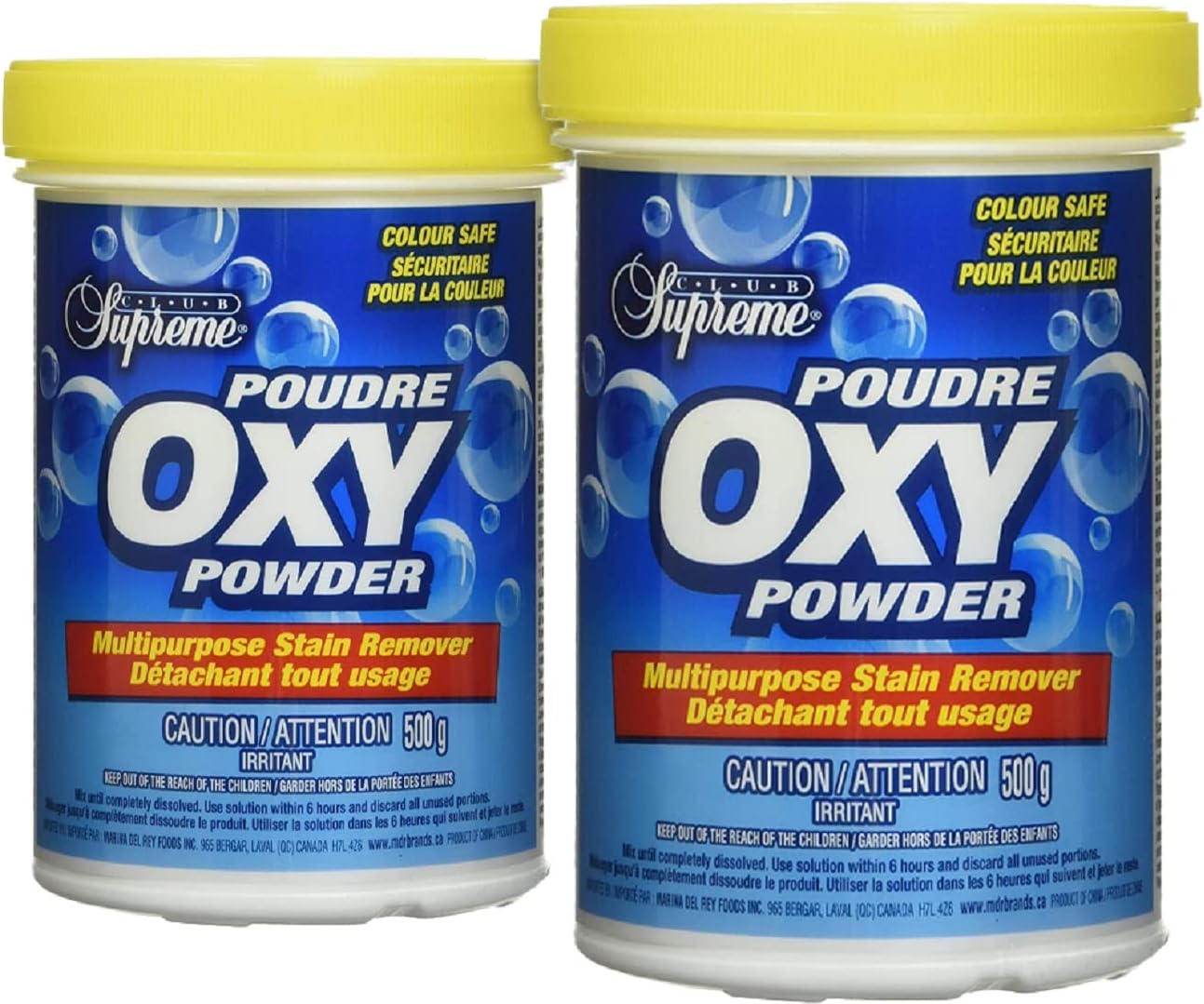 Club Supreme Cleaning Supplies Oxy Powder Detergent Multipurpose Clean Stain Remover Color