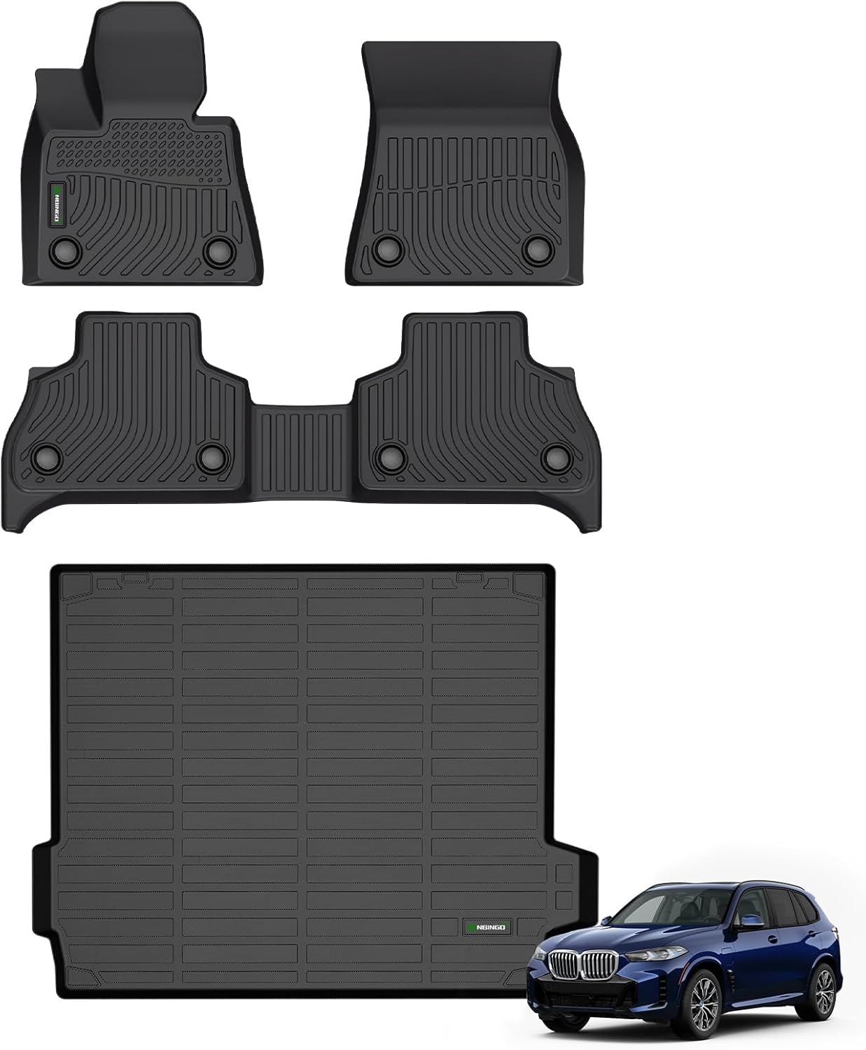 ANBINGO® Floor Mats & Cargo Liner Custom for BMW X5 20192024 Full Set Waterproof