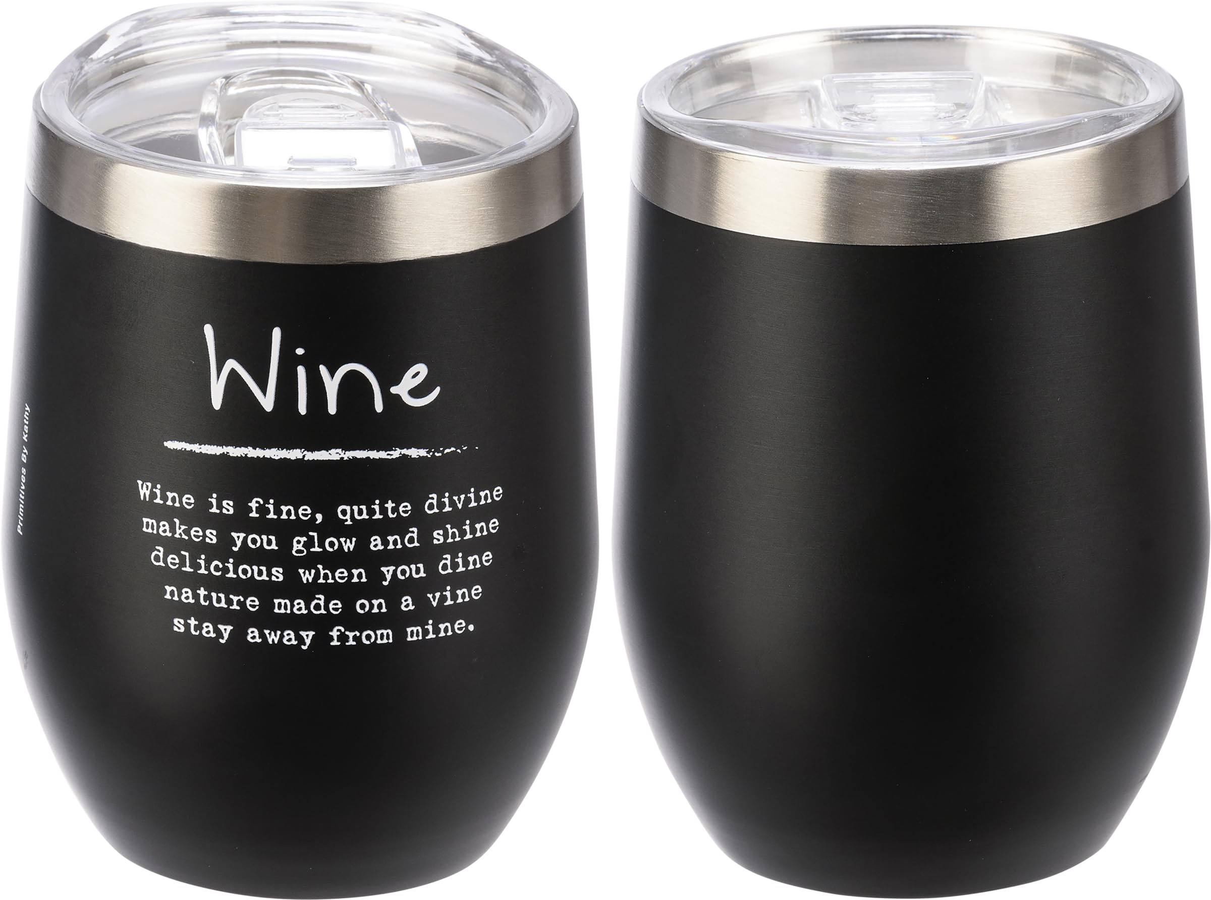 Verre à vin en acier inoxydable Wine is Fine pour des moments conviviaux uniques