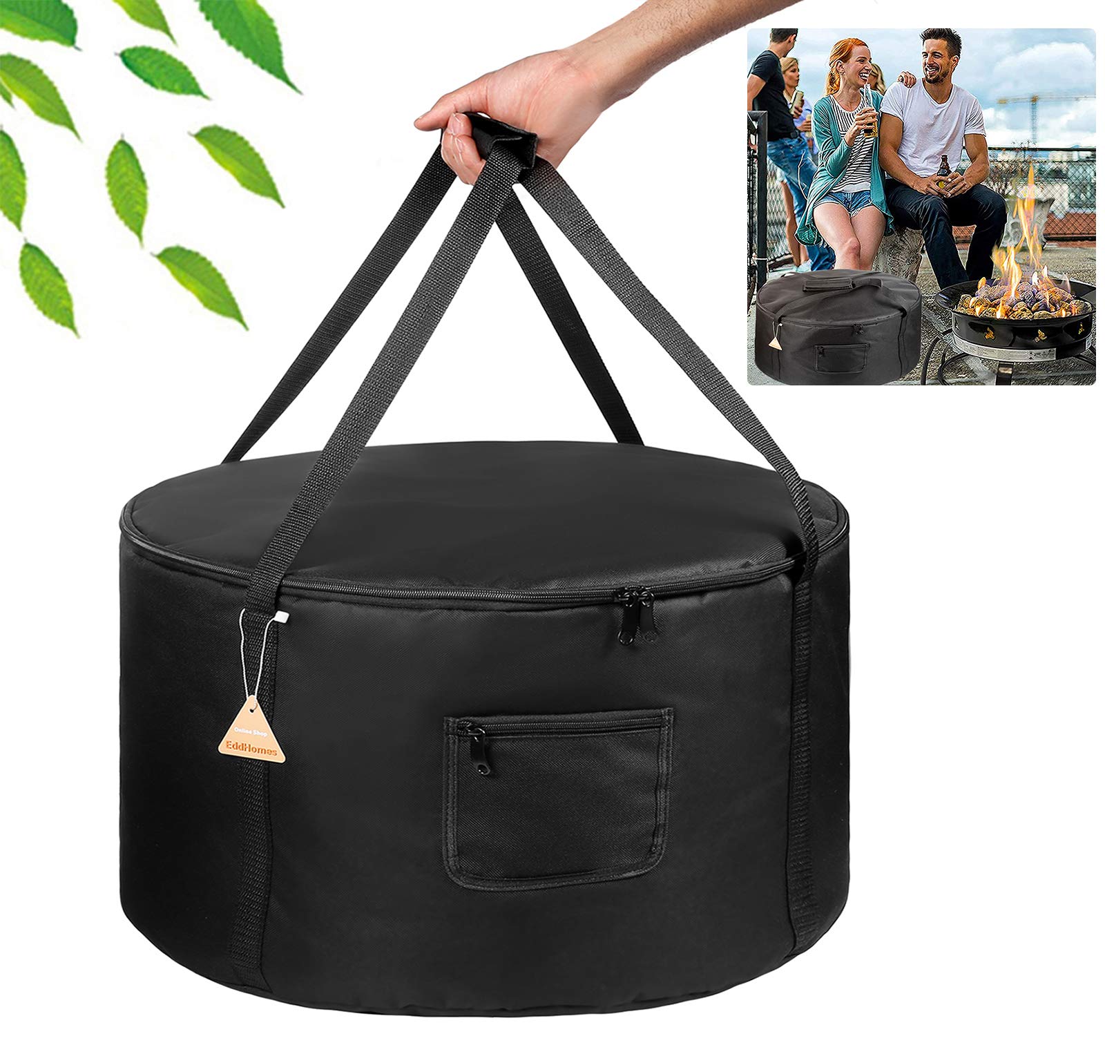 Carrying Bag for Outland Firebowl 863 Outdoor Portable Propane Fire Pit Carrying Bag for Firebowl 864 Water-Resistant 21 Inch Gas Fire Pit Carry Bag for Outland Fire Bowl