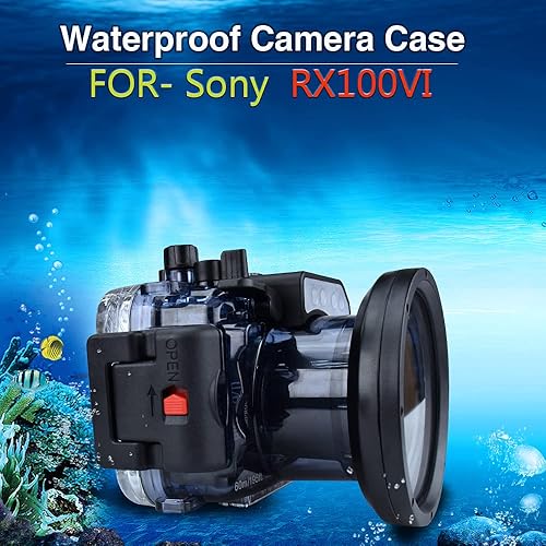 Miniatura 6 de Ranas marinas para Sony DSC-RX100 VI 60m/195ft carcasa subacuática de la cámara      Electrónicos