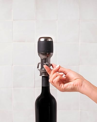 Miniatura 3 de Aervana Seleccione: Aireador y dispensador de vino eléctrico variable - Decantador de aire - Grifo de vino personal para vino tinto y blanco 25.4 fl