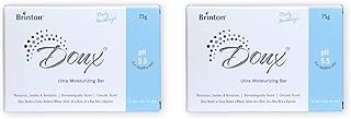 DOUX Daily Ultra Moisturizer Soap Bar with pH 5.5, 75g x pack of 2