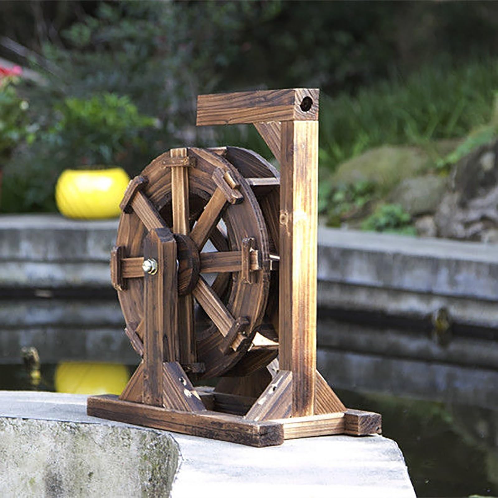 木製の車輪 水車 インテリア装飾用