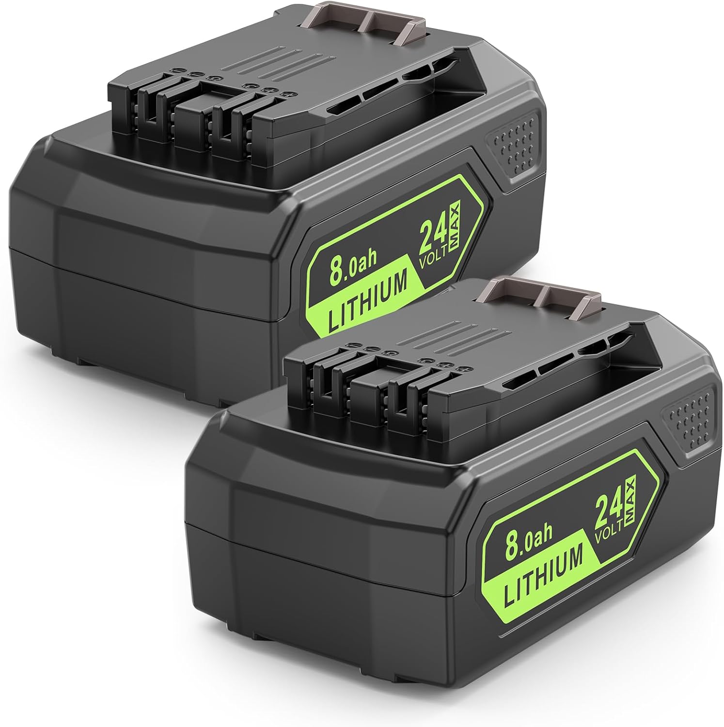 Fancy Buying 24V 6.0Ah Battery Replacement for Greenworks 24 Volt Battery Lithium Lawn Mower 29842 29852 LB24A020 for Greenworks Trimmer Weed Blower (2 Pack, 6.0ah)