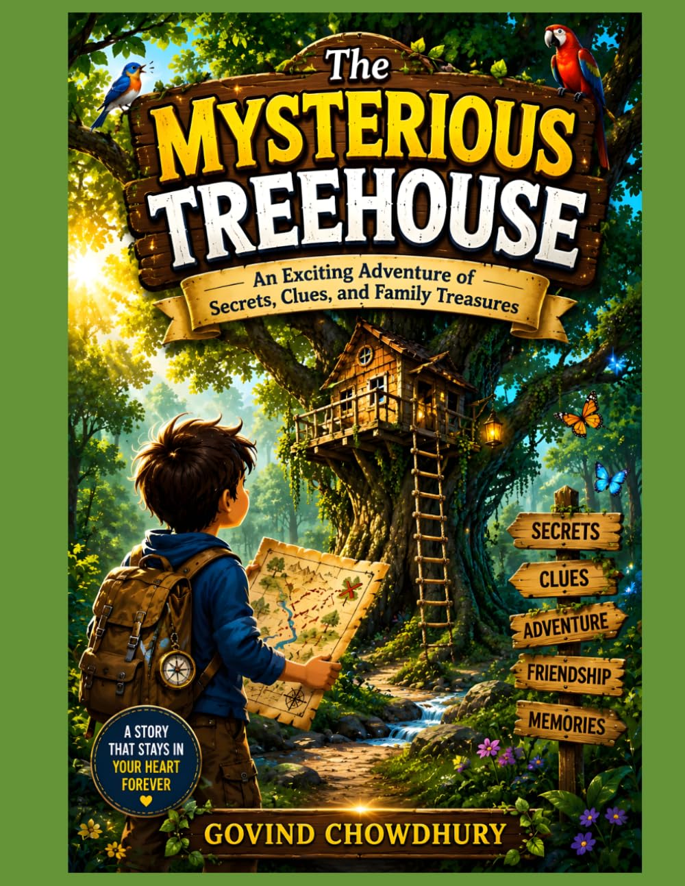 The Mysterious Treehouse: A Thrilling Treasure Hunt Adventure About Family, Friendship, and Hidden Secrets for Kids Ages 6–10