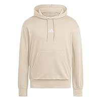 adidas Homme Essentials FEELCOZY Fleece Hoodie, Wonder Alumina/White