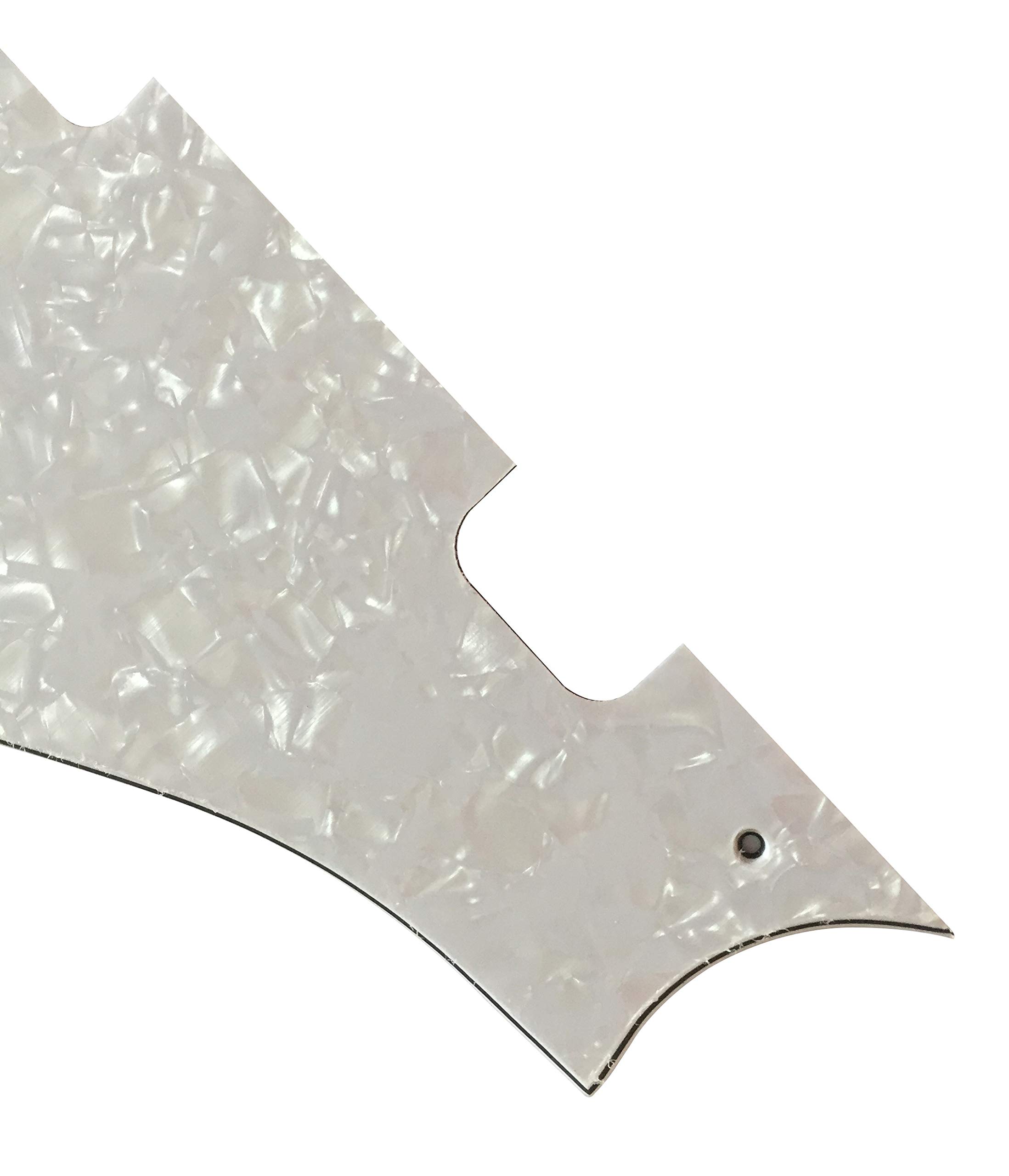 Guitar Parts For Harmony Rocket H54 H56 Style Guitar Pickguard (4 Ply White Pearl)