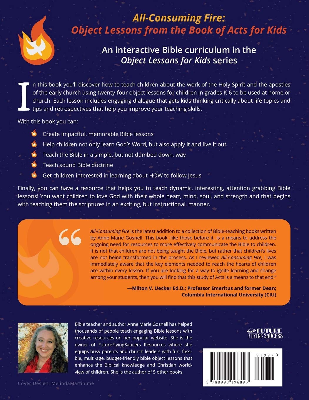 All-Consuming Fire: Object Lessons from the Book of Acts for Kids (Bible Object Lessons for Kids)