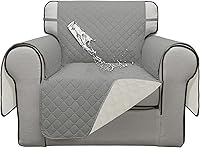 Vista 57 de ISSUNTEX Fundas de Sofá de Doble Protección 100% Impermeables para Sala de Estar, Fundas de Sofá para Sofá de 3 Cojines, Protector de Muebles