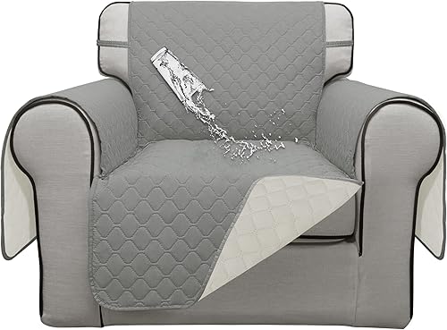 Miniatura 56 de ISSUNTEX - Fundas de sofá de doble protección 100% impermeables para sala de estar, fundas reversibles para sofá de 3 cojines, protector de muebles