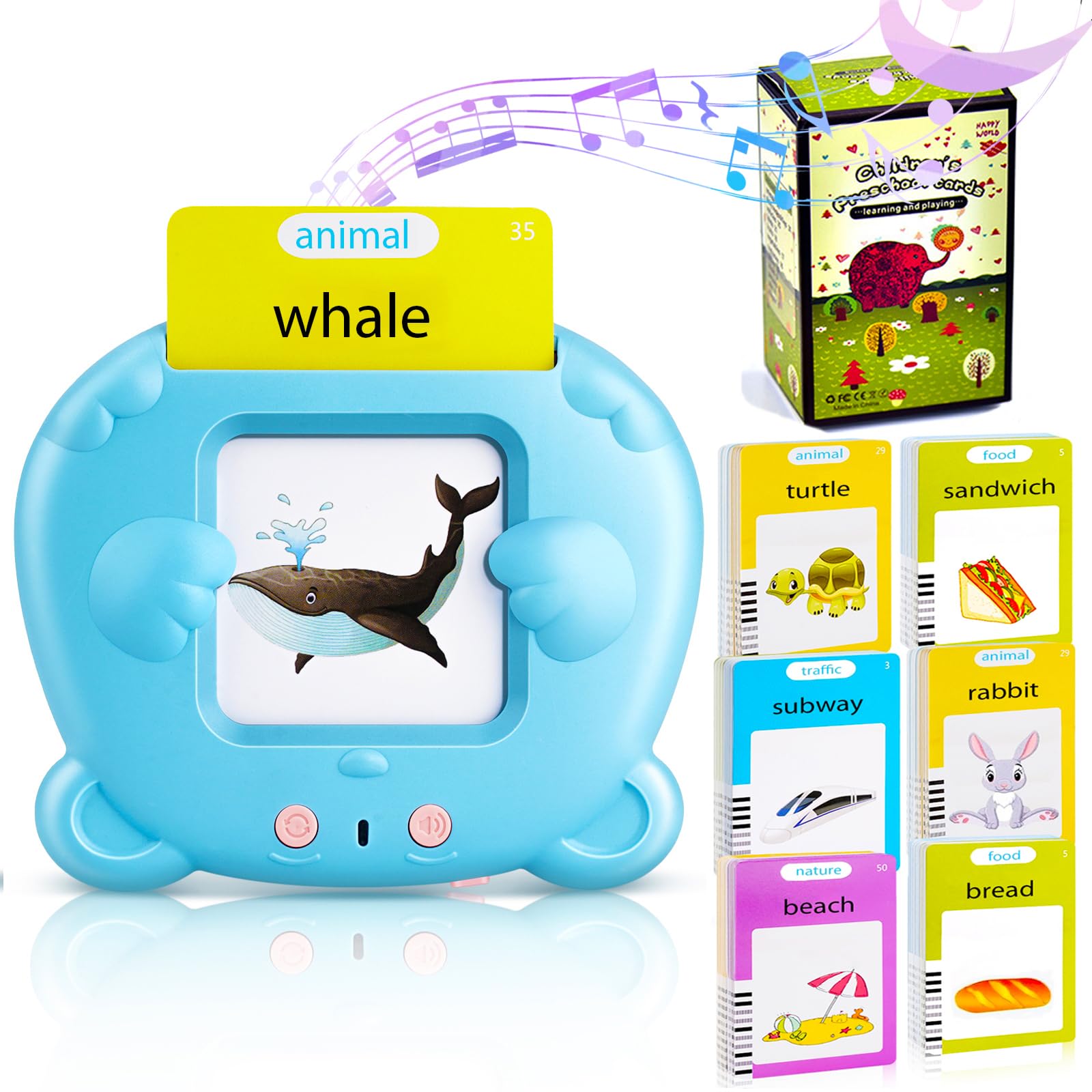 Amazon.com: Talking Flash Cards for Toddler, Learning Montessori