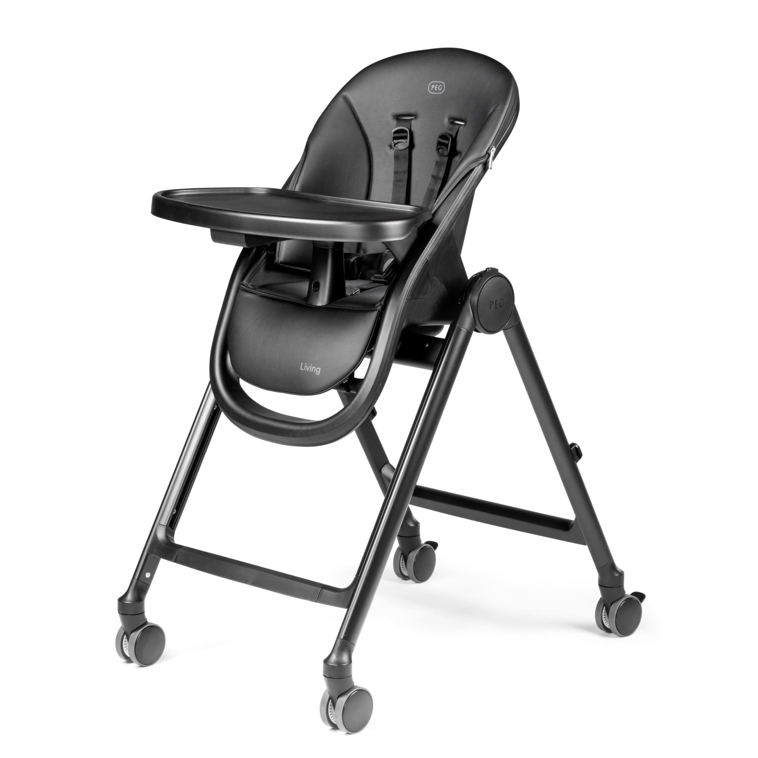 Chaise haute dès la naissance PEG Living True Black réglable - 8