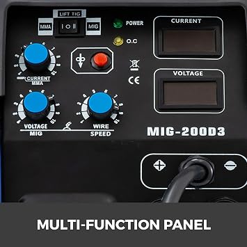 5 In 1 MIG/Mag/TIG/Flux/MMA Inverter Welding Machine IGBT 200AMP Combo Welding Machine Spot Welder 200A