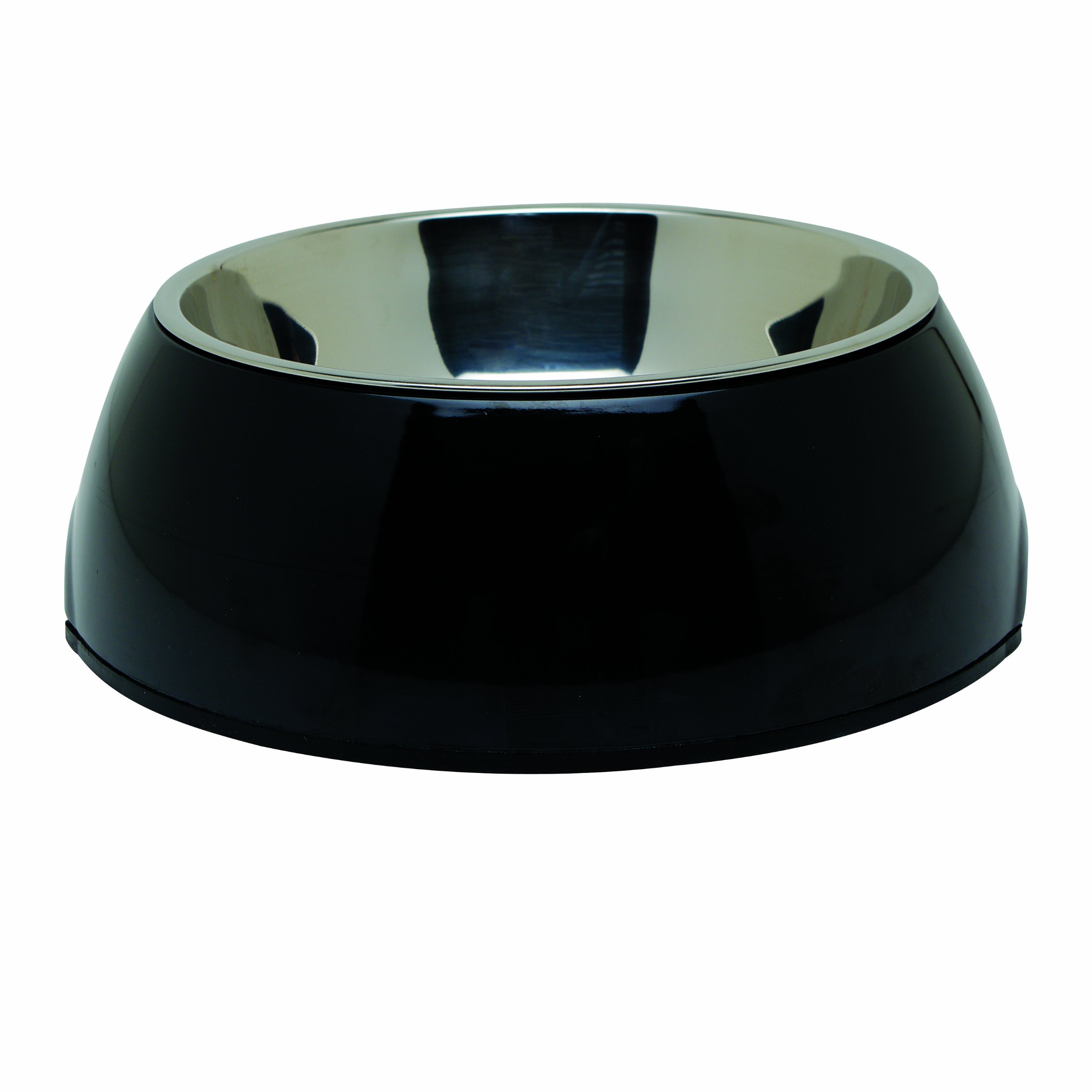 Dogit 2-in-1 Dish/ Bowl, 350 ml Capacity, Black