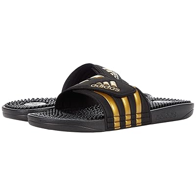 adidas adissage Shoes Core Black/Gold Metallic/Core Black