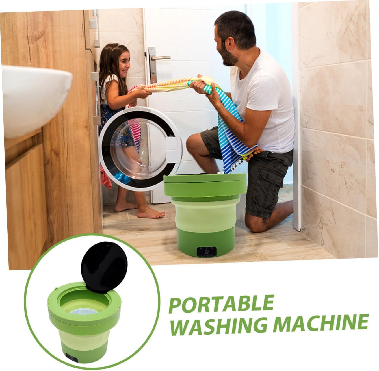 Portable Clothes Washer Compact Small Washer Machine with High-speed Rotation for Dorm Apartment Travel Lightweight for Shirts Dresses Skirts and More US Plug