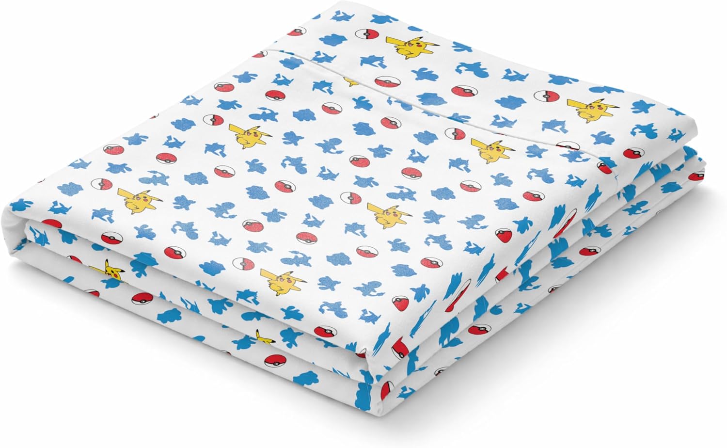 Northwest Pokemon First Starters Twin Size Bed in a Bag Set, Pikachu Charmander Squirtle Bulbasaur, Kids Boys Girls Bedding Comforter Sheets