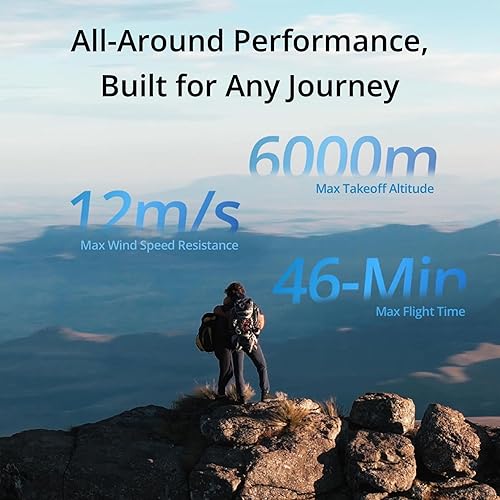 Miniatura 3 de DJI Air 3 (DJI RC-N2), dron con cámaras dobles gran angular y teleobjetivo media, tiempo de vuelo de 46 min., detección de obstáculos